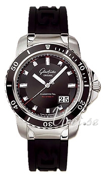 Glashütte Original Sport Panorama Date Black Dial Rubb Glashütte Original Sport Panorama Date Black Dial Rubb