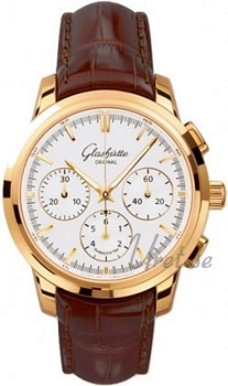 Glashütte Original Senator Chronograph Rose Gold Silver Dial Glashütte Original Senator Chronograph Rose Gold Silver Dial