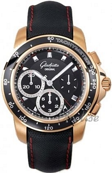 Glashütte Original Sport Evolution Chronograph Rose Gold Black D Glashütte Original Sport Evolution Chronograph Rose Gold Black D