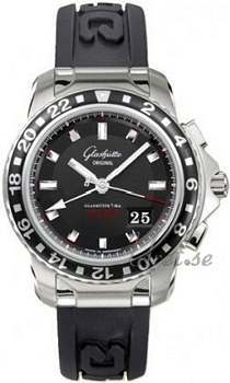 Glashütte Original Sport Evolution GMT Steel Black Dial Glashütte Original Sport Evolution GMT Steel Black Dial