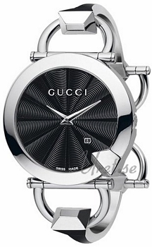Gucci Chiodo Steel Black Dial