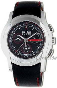 Gucci G Chrono Steel Black Dial Gucci G Chrono Steel Black Dial