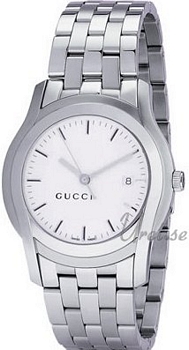 Gucci G Chrono Steel Silver Dial