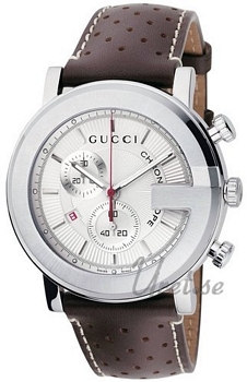 Gucci G Chrono Steel Silver Dial