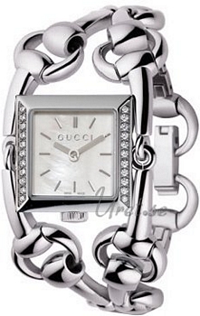 Gucci Signoria Medium Steel MOP, White Dial