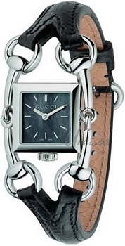 Gucci Signoria Small Steel MOP, Black Dial