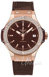 Hublot Big Bang 38 mm Automatic Brun/Läder Ø38 mm Hublot Big Bang 38 mm Automatic Brun/Läder Ø38 mm