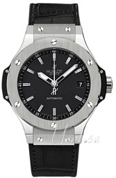 Hublot Big Bang 38 mm Automatic Svart/Läder Ø38 mm Hublot Big Bang 38 mm Automatic Svart/Läder Ø38 mm