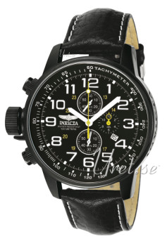 Invicta Lefty Chronograph Black Dial