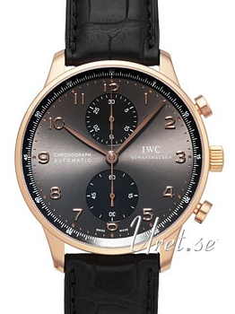 IWC Portuguese Grey Dial Leather IWC Portuguese Grey Dial Leather