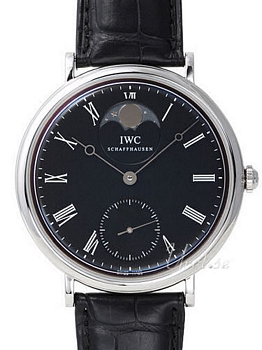 IWC Vintage Collection Portofino Black Dial Leather IWC Vintage Collection Portofino Black Dial Leather