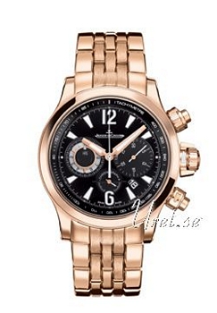 Jaeger LeCoultre Master Compressor Black Dial Rose Gold Bracelet Jaeger LeCoultre Master Compressor Black Dial Rose Gold Bracelet