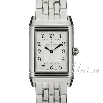 Jaeger LeCoultre Reverso Silver/Black Dial Bracelet