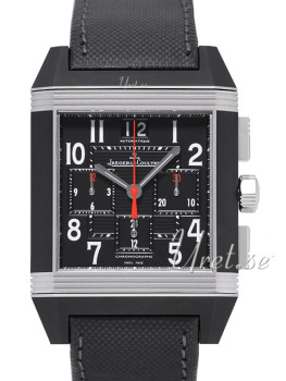 Jaeger LeCoultre Reverso Squadra Black Dial Composite Strap Jaeger LeCoultre Reverso Squadra Black Dial Composite Strap