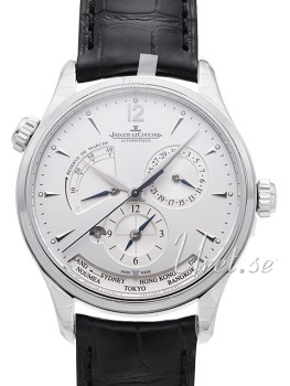 Jaeger LeCoultre Master Geographic Silver Dial Leather Jaeger LeCoultre Master Geographic Silver Dial Leather