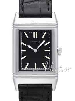 Jaeger LeCoultre Reverso Grande Black Dial Leather