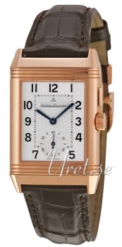 Jaeger LeCoultre Reverso Duo Yellow Gold Black Dial Leather Jaeger LeCoultre Reverso Duo Yellow Gold Black Dial Leather