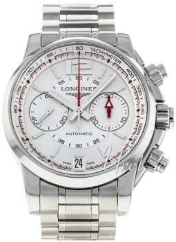 Longines Admiral Chronograph Silver Dial Bracelet Longines Admiral Chronograph Silver Dial Bracelet