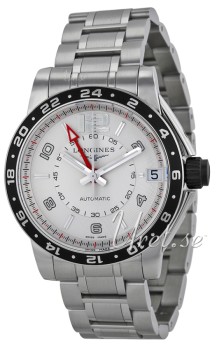 Longines Admiral GMT Silver Dial Bracelet Longines Admiral GMT Silver Dial Bracelet