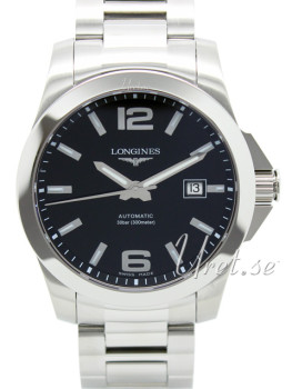 Longines Conquest Black Dial Bracelet Longines Conquest Black Dial Bracelet
