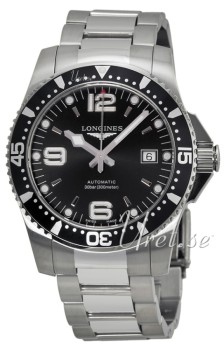 Longines HydroConquest Large Automatic Black Dial Bracelet