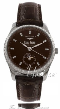 Longines Master Moon Phase MOP Dial Croco Strap Longines Master Moon Phase MOP Dial Croco Strap