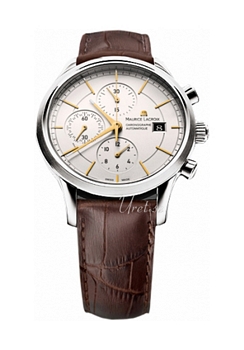 Maurice Lacroix Les Classiques Chronographe Silverf�rgad/L�der �
