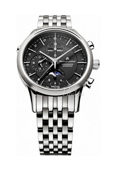 Maurice Lacroix Les Classiques Chronographe Phases De Lune Svart Maurice Lacroix Les Classiques Chronographe Phases De Lune Svart