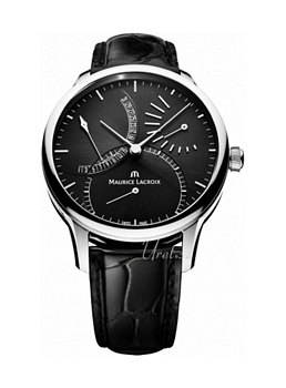 Maurice Lacroix Masterpiece Calendrier Retrograde Svart/Läder Ø4 Maurice Lacroix Masterpiece Calendrier Retrograde Svart/Läder Ø4
