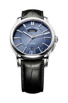 Maurice Lacroix Pontos Jours Date Bl�/L�der �40 mm