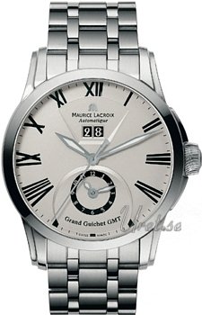 Maurice Lacroix Pontos Grand Guichet GMT Grey Dial Bracelet