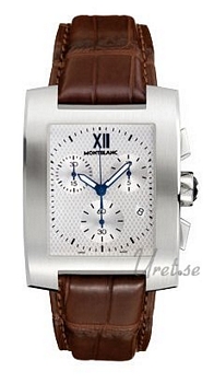 Mont Blanc Profile XL Chronograph Steel Silver Dial