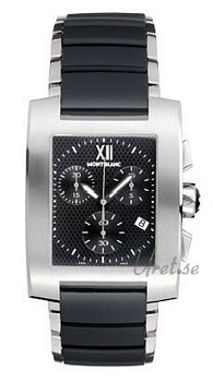 Montblanc Profile XL Chronograph Steel Black Dial Montblanc Profile XL Chronograph Steel Black Dial