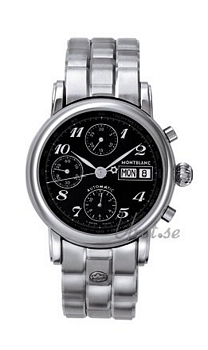 Montblanc Star Automatic Chronograph Steel Black Dial