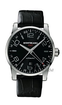 Montblanc Timewalker Automatic GMT Steel Black Dial