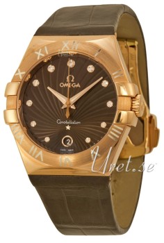 Omega Constellation 35 mm Brown Dial Leather Strap Omega Constellation 35 mm Brown Dial Leather Strap