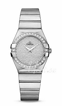 Omega Constellation Jewellery Diamond Dial White Gold Bracelet