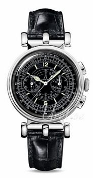 Omega Specialities Museum Black Dial Croco Strap