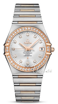 Omega Constellation 160 Years Rose Gold Steel Silver Dial Omega Constellation 160 Years Rose Gold Steel Silver Dial