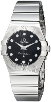 Omega Constellation Polished 27 mm Steel Black Dial