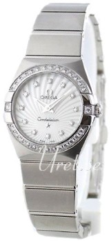 Omega Constellation Brushed 24 mm Steel MOP Dial