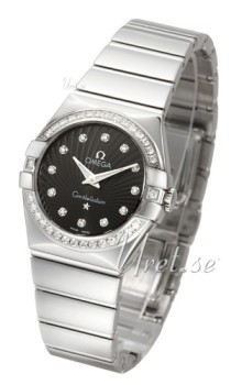 Omega Constellation Polished 27 mm Steel Black Dial