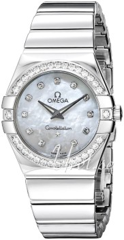 Omega Constellation Polished 27 mm Steel MOP Dial