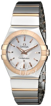 Omega Constellation Polished 27 mm Rose Gold Steel Silver Dial Omega Constellation Polished 27 mm Rose Gold Steel Silver Dial