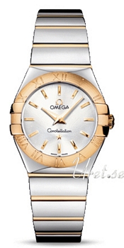 Omega Constellation Polished 27 mm Yellow Gold Steel Silver Dial Omega Constellation Polished 27 mm Yellow Gold Steel Silver Dial