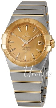Omega Constellation Yellow Gold Steel Champagne Dial Bracelet Omega Constellation Yellow Gold Steel Champagne Dial Bracelet
