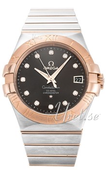 Omega Constellation Rose Gold Steel Brown Dial Bracelet Omega Constellation Rose Gold Steel Brown Dial Bracelet