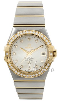 Omega Constellation Yellow Gold Steel Silver Dial Bracelet Omega Constellation Yellow Gold Steel Silver Dial Bracelet