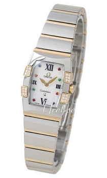 Omega Constellation Quadrella Two Tone MOP Dial