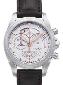 Omega De Ville Chronoscope White Dial Leather